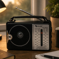 Портативний радіоприймач GOLON RX-A606AC FM AM SW із телескопічною антеною та аудіовиходом