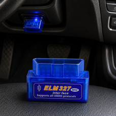 Автосканер Bluetooth ELM327 V2.1, діагностичний адаптер OBD2 для перевірки помилок автомобіля