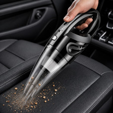 Автомобільний пилосос Vacuum Cleaner E-6 XL-830 акумуляторний 120 Вт з HEPA-фільтром для сухого та вологого прибирання