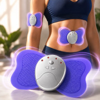 Міостимулятор Butterfly Massager для м'язів тіла, електронний EMS масажер «Метелик» із 6 режимами та 10 рівнями інтенсивності