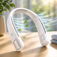 Портативний вентилятор на шию Arctic Air безлопатевий акумуляторний USB Type-C, міні вентилятор для прогулянок і подорожей