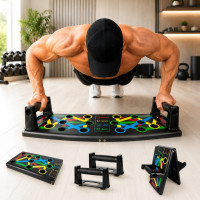 Дошка для віджимань 14 в 1 Push Up Board з упорами, тренажер для грудей, плечей, спини та трицепса