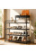 Полиця для взуття CLOTHES RACK 113-5 4-ярусна, стелаж-органайзер для взуття з ящиком для зберігання в передпокій