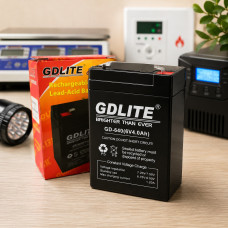 Акумулятор GDLITE GD-640 6V 4Ah герметичний AGM, батарея для ДБЖ та електрообладнання