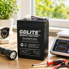 Акумулятор 6V GD-645 4.5Ah свинцево-кислотний герметичний для дитячих машинок, ваг, ліхтарів та систем сигналізації