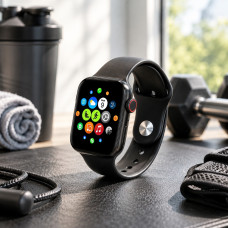 Смартгодинник T500 Smartwatch з Bluetooth, розумний годинник із вимірюванням пульсу, тиску, кисню в крові, крокоміром