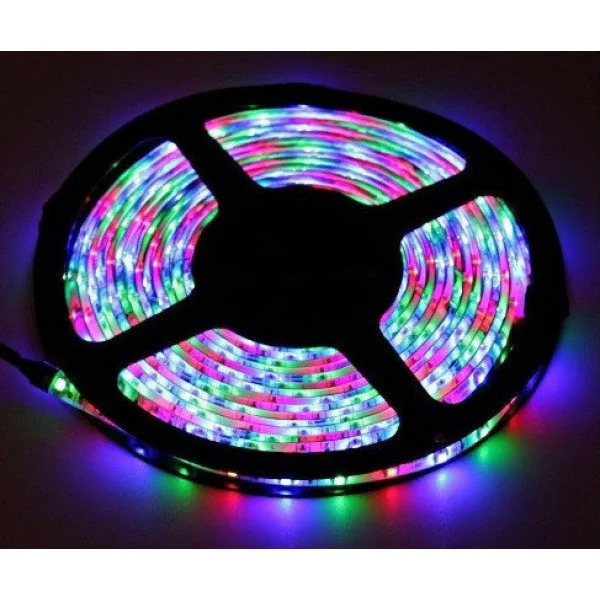 Лента светодиодная разноцветная LED 3528 RGB комплект