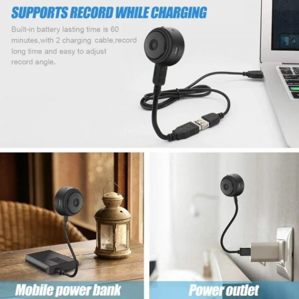 Беспроводная A9 IP камера A9 Wi-Fi HD (ночное видение) с аккумулятором