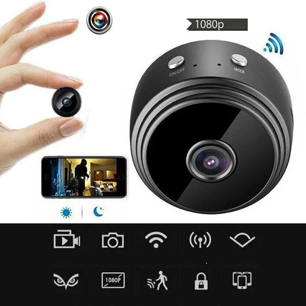 Беспроводная A9 IP камера A9 Wi-Fi HD (ночное видение) с аккумулятором