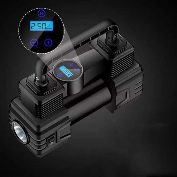 Портативный автомобильный воздушный компрессор Air pumpAND XL-1025 12В / насос с цифровым дисплеем