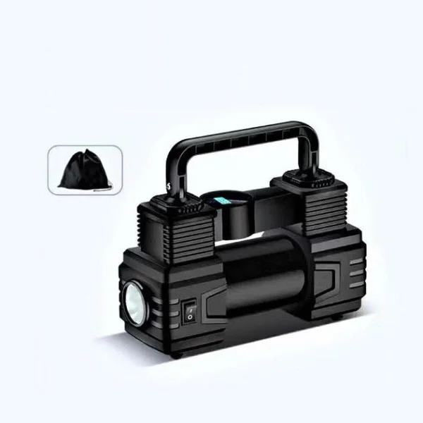 Портативный автомобильный воздушный компрессор Air pumpAND XL-1025 12В / насос с цифровым дисплеем