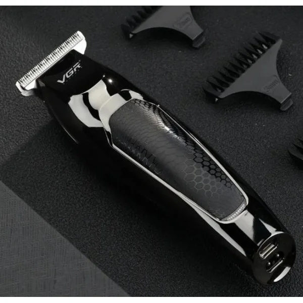 Машинка триммер для стрижки волос и бороды VGR V-030, Professional, 5 насадок