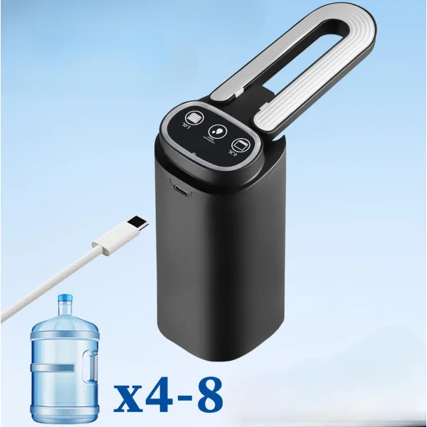 Электрическая помпа Water Pump D18 1200 мАч USB зарядка 600 мл для бутыли 19 л
