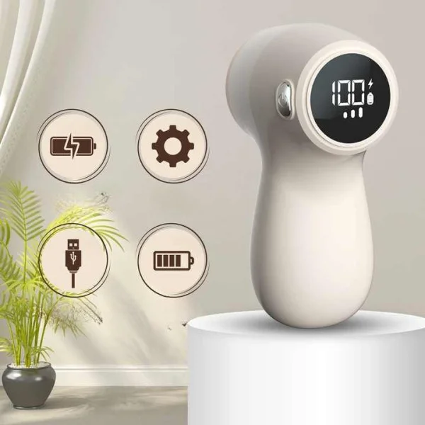 Аккумуляторная машинка для удаления катышков JOYROOM JR-CY517 с LED дисплеем 6 лезвий