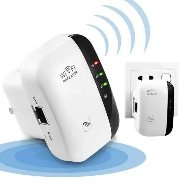 Усилитель сигнала Wi-Fi Wireless-N с поворотной вилкой и антенной 2dBi
