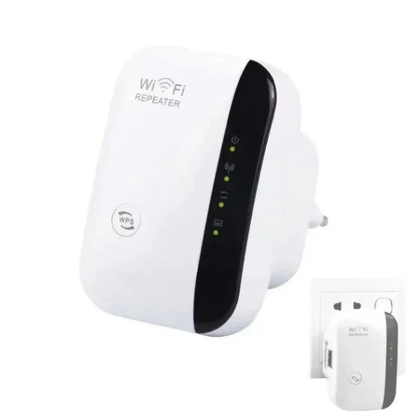 Усилитель сигнала Wi-Fi Wireless-N с поворотной вилкой и антенной 2dBi