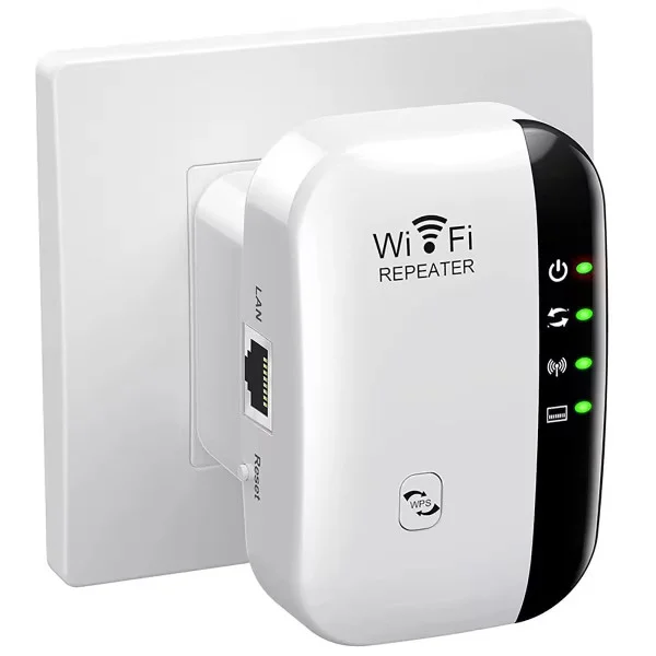 Усилитель сигнала Wi-Fi Wireless-N с поворотной вилкой и антенной 2dBi