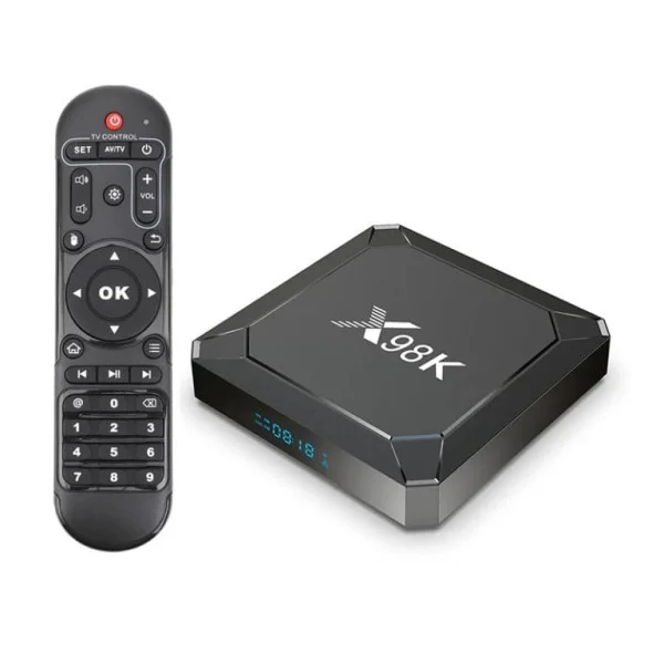 ТВ приставка X98K Smart Android 13 с поддержкой 4K HDR10+ Wi-Fi Bluetooth