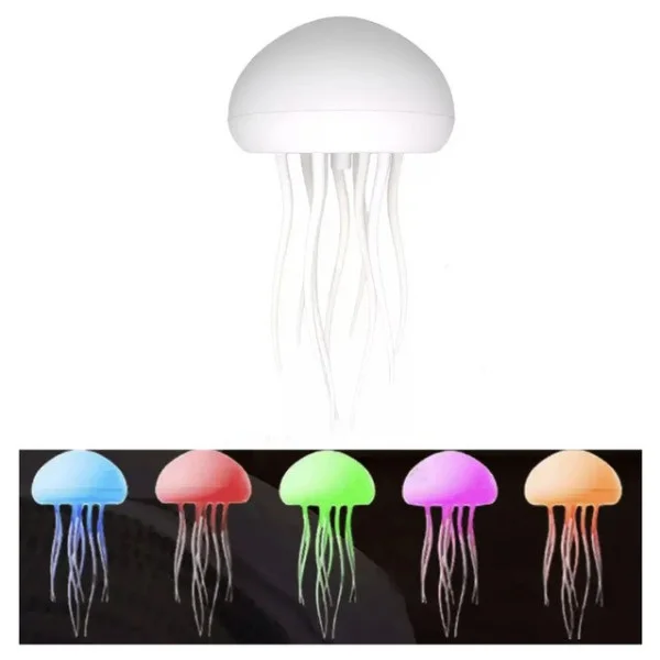 Светильник-ночник Медуза с RGB LED и подвижными щупальцами