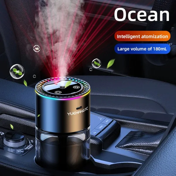 Автомобильный увлажнитель воздуха Ocean с подсветкой звездного неба и функцией ароматерапии, 50 мл