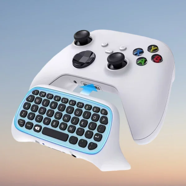 Клавиатура для контроллера PS5 DualSense Bluetooth chatpad с аудио разъемом и динамиком