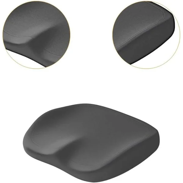 Анатомическая подушка сиденье авто офис memory foam для спины и копчика противоскользящая поддержка