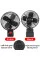 Вентилятор Lithium Electric Fan 8" кемпінговий акумуляторний переносний чорний